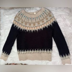 Sleeping on snow Anthropologie sweater